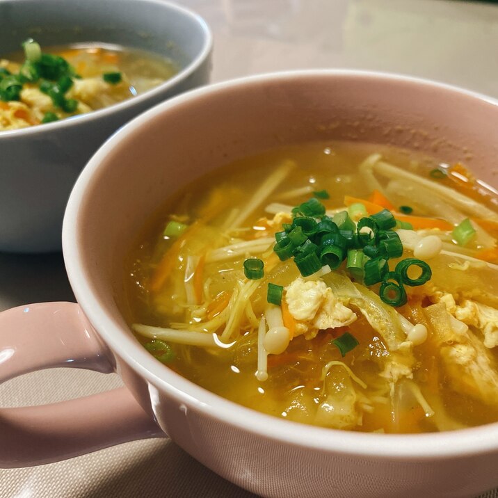 夏に!冬瓜とほたてのカレースープ